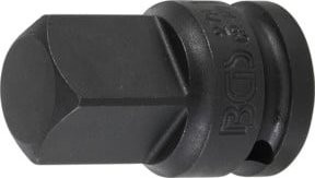 BGS Kraft-Steckschlüssel-Adapter aus Chrom-Molybdän-Stahl mit Innenvierkant 12,5 mm (1/2 Zoll) und Außenvierkant 20 mm (3/4 Zoll) - Bild 1