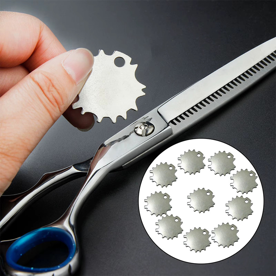 FnLune 10-teiliges Profi-Einstellwerkzeug für Haarscheren in Silber aus Metall - Bild 5
