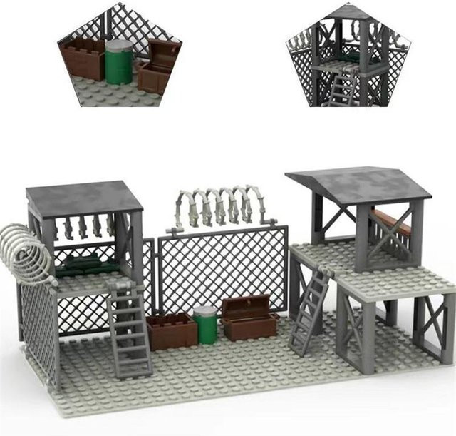 Linyi toy Armee Außenposten Bausteinset - Bild 1