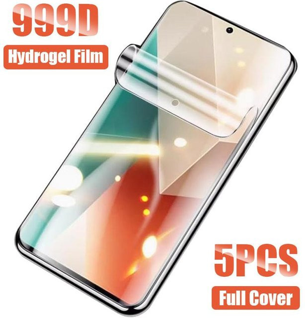 5 Stück Hydrogel-Displayschutzfolien für Xiaomi Redmi Note Serie in Transparent - Bild 1