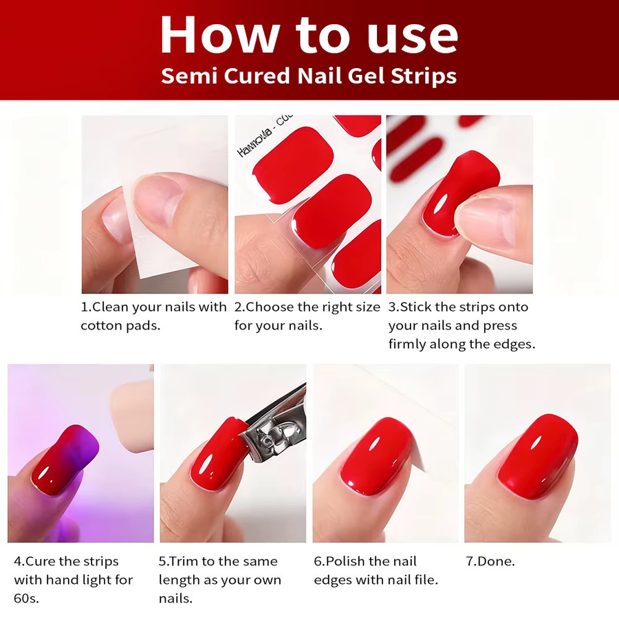MingLee UV-Nagelaufkleber, Glänzend, Unisex - Bild 4
