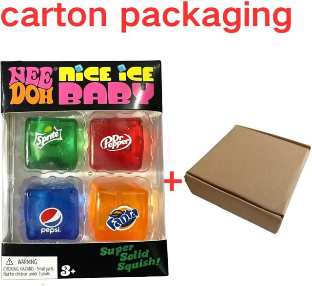 Schylling NeeDoh Nice Cube, Sensorisches Knetspielzeug, Squishy - Bild 1