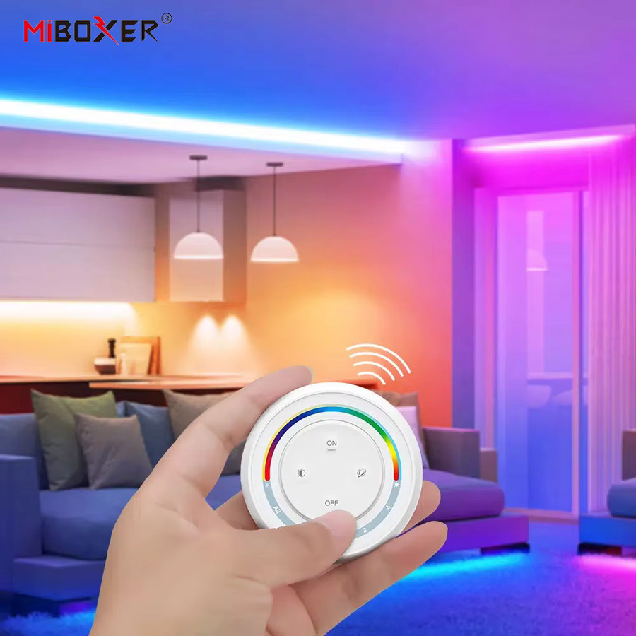 Miboxer S2W 4-Zonen RGBCCCT Fernbedienung mit Regenbogen-Funktion und einstellbarer Sättigung für 2,4 GHz Lichtsteuerung - Bild 4