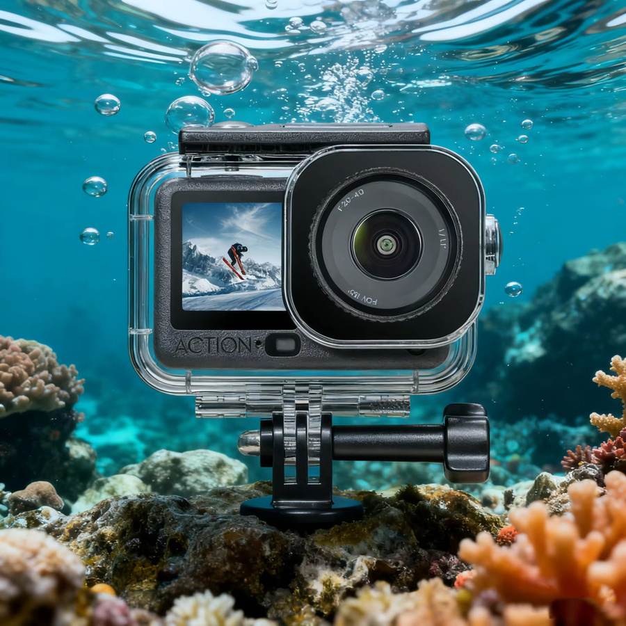 DJI OSMO Action 6 Wasserdichtes Gehäuse Transparent für Unterwassertauchen bis 60 m - Bild 2