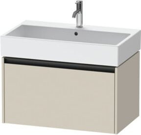 Duravit Waschtischunterschrank Ketho.2 in Tau matt mit einer Schublade, wandhängend, B/T: 78,4 x 46 cm - Bild 1