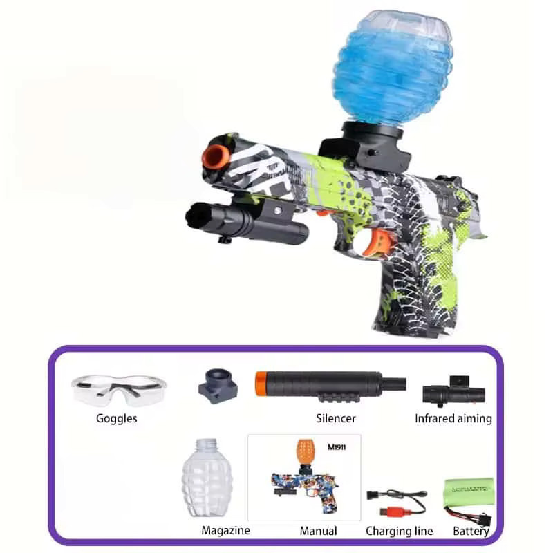 Outdoor Yard Ball Blaster, Gel Blaster, Bunt / Mehrfarbig, Kunststoff - Bild 1