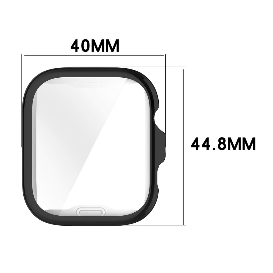 Huawei Displayschutz mit Stoßfänger-Rahmen, Schwarz, Huawei Watch Fit 5 Pro 4 - Bild 3