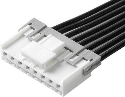 Molex Buchsengehäuse-Kabel 151370803 in Beige und Weiß - Bild 1
