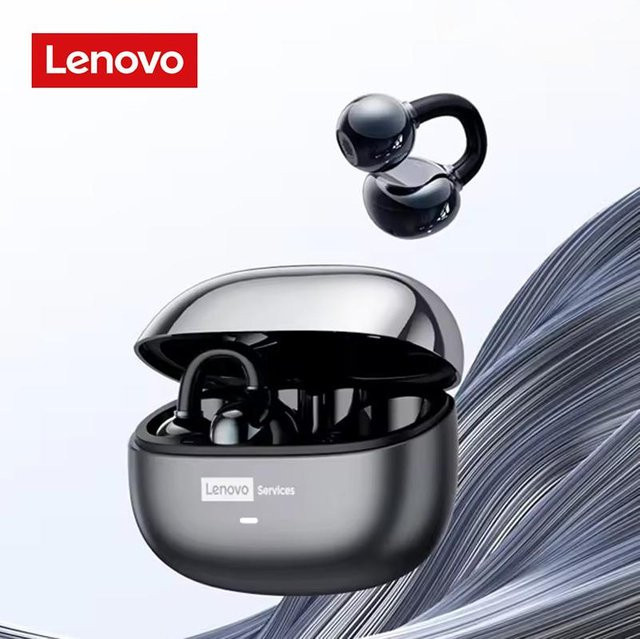 Lenovo LE302 Kabelloses Bluetooth 6.0 In-Ear Headset mit Geräuschunterdrückung und HIFI Stereo in Grau - Bild 1