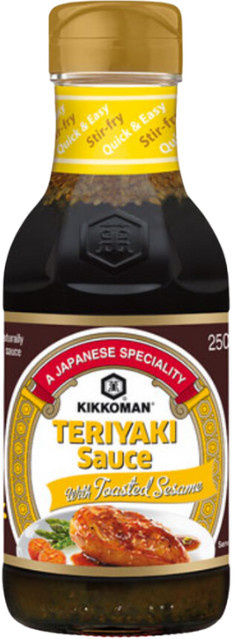 Kikkoman Teriyaki Sauce mit Sesam Sojasauce 250 ml - Bild 1