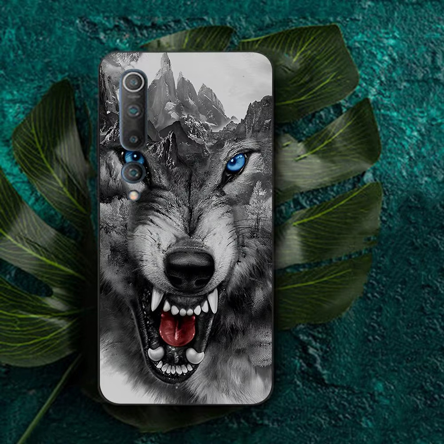Handyhülle mit Wolf, Löwe und Tiger Motiv für Redmi Note 4x bis Note 11s sowie Poco M3 Pro, Multicolor - Bild 2