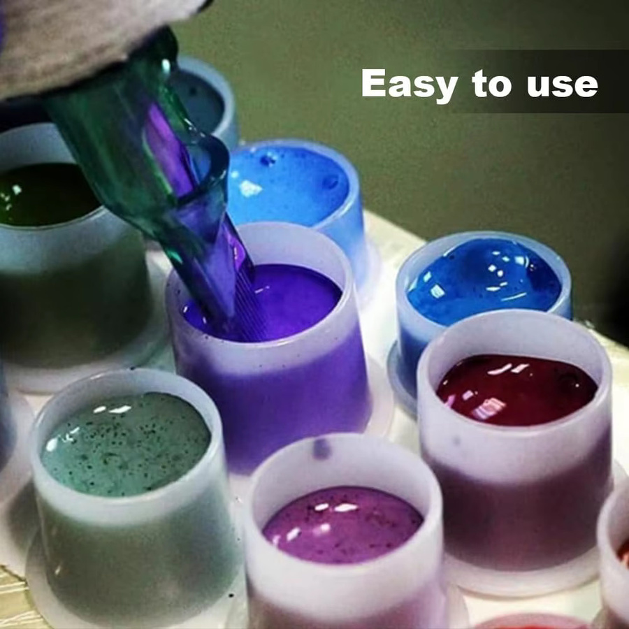 TRUE STAR Tattoo Ink Cups mit Basis, Einweg, 100 Stück - Bild 6