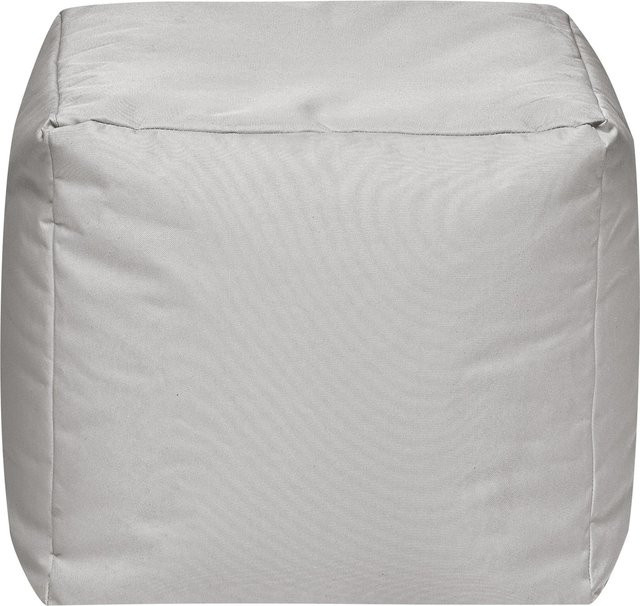 Sitting Point Hocker Cube Scuba 60 in Grau mit abnehmbarem Bezug aus Polyester - Bild 1