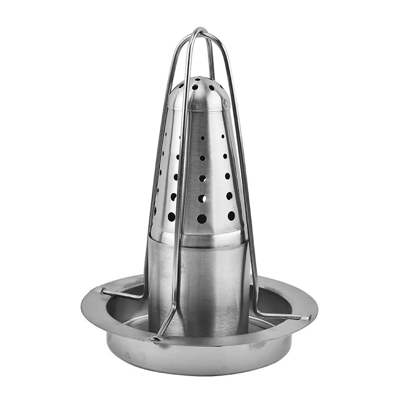 Abnehmbares Huhn-Rack aus Edelstahl in Silber für dein Outdoor BBQ und Grillen - Bild 2