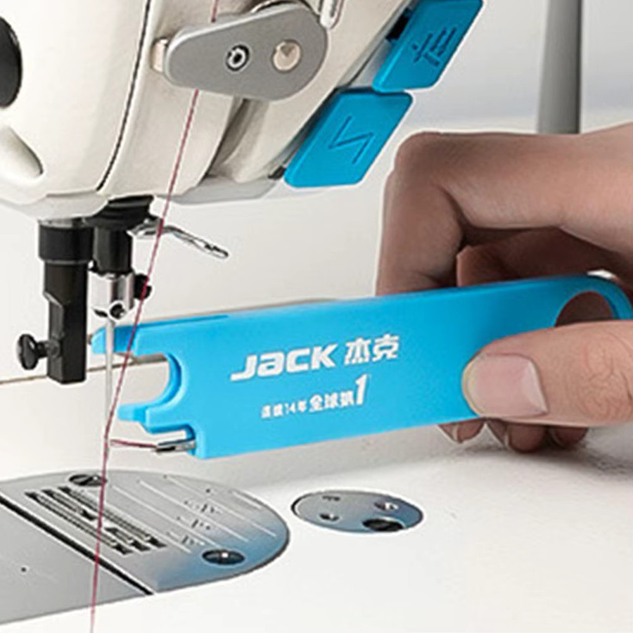 Anti-Prick Threader Magnetisches Ein-Sekunden-Nadelädelwerkzeug der 3. Generation Nählineal-Kit Multifunktionsgerät in Blau - Bild 3