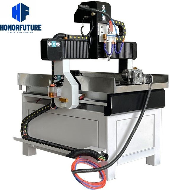 Honorfuture 3-Achsen Mini-CNC-Fräser 6060 6090 kleine CNC-Fräsmaschine für Metall und Holz - Bild 1