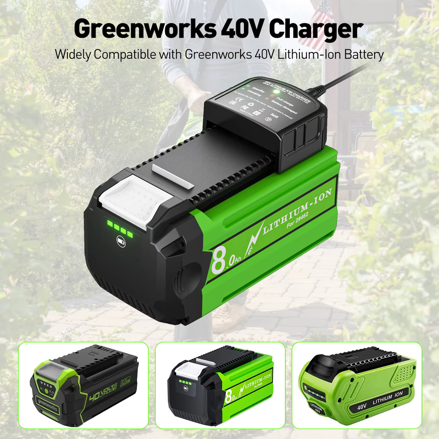 GreenWorks Ersatz-Akku 40V für Rasenmäher und Elektrowerkzeuge, kompatibel mit 29462, 29472 und 29282 - Bild 5