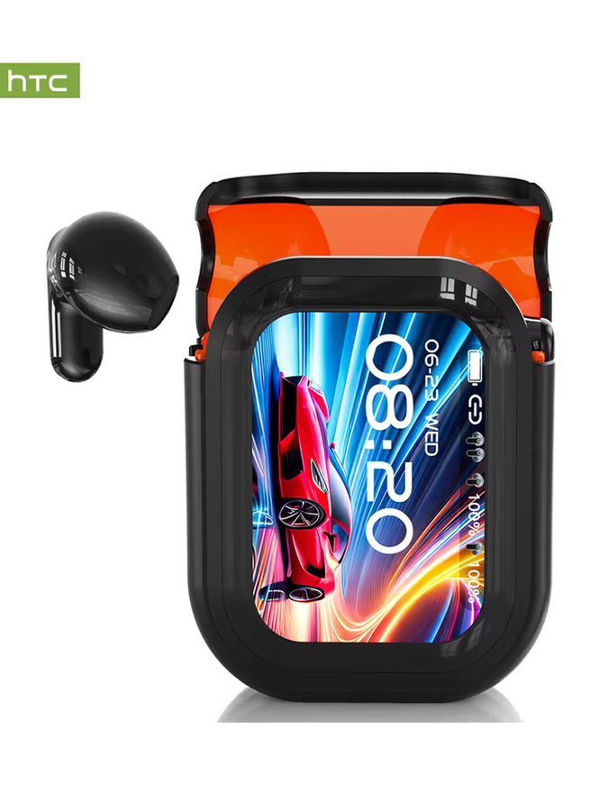HTC NE20 Bluetooth 6.0 Übersetzer Kopfhörer, IPX4 Wasserdicht, Schwarz - Bild 4