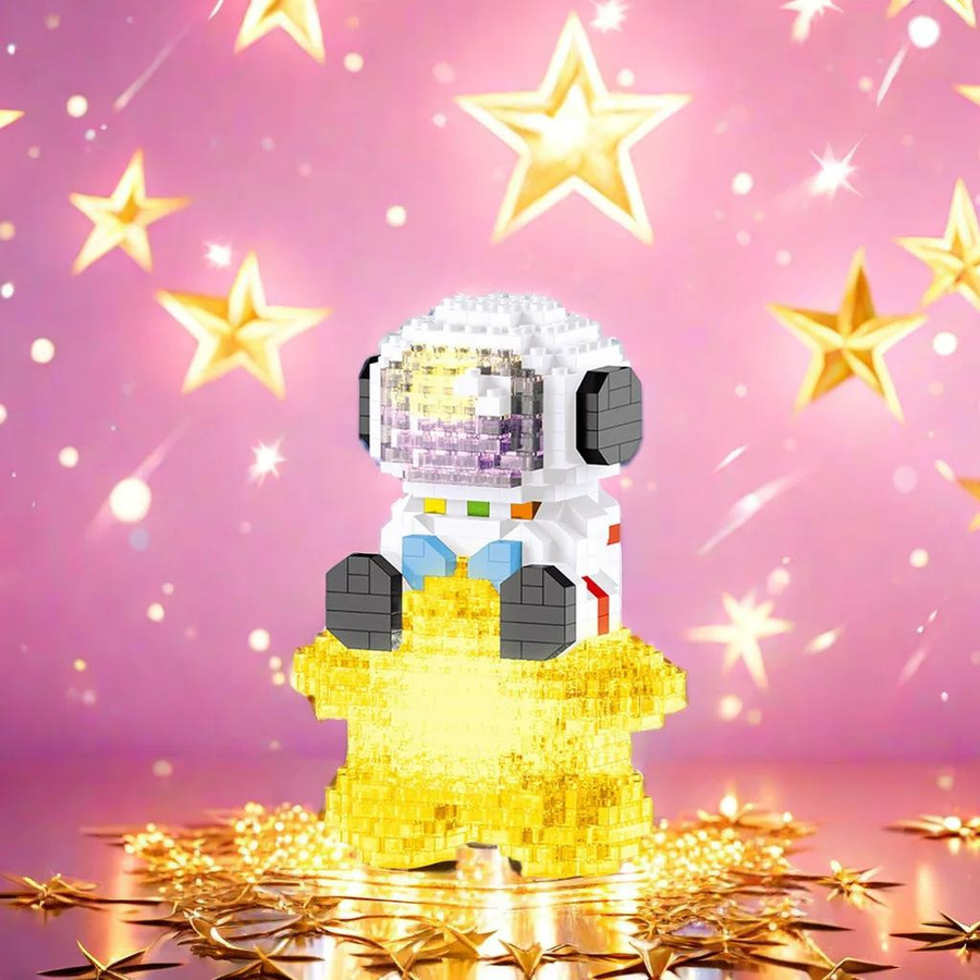 Linyi toy Astronaut Minifigur mit LED - Bild 1