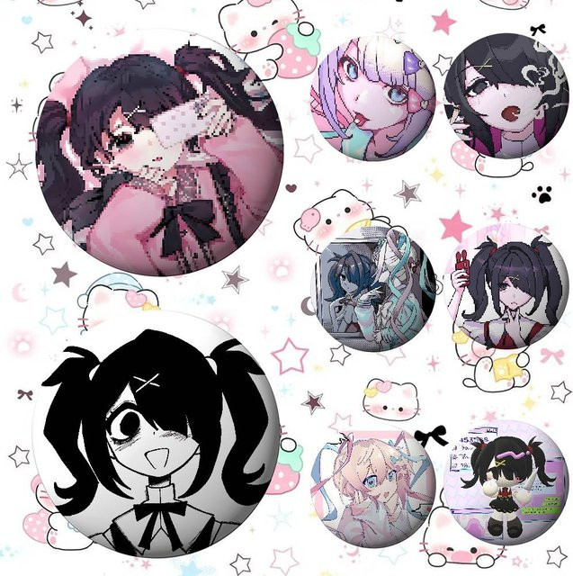 Kayou Abzeichen-Pins N-needy S-streamer Overload - Bild 1