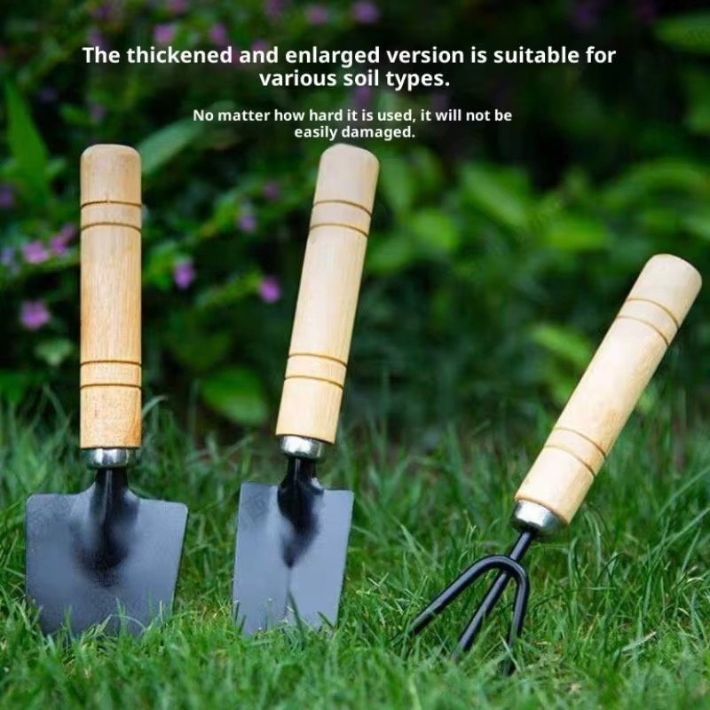 JETTING 3-teiliges Mini-Gartenwerkzeug-Set in Multicolour für Zimmerpflanzen, Kakteen und Blumentöpfe - Bild 4