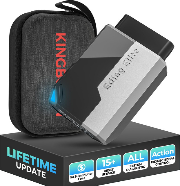 KINGBOLEN Ediag Elite OBD2-Scanner mit 15 Reset-Funktionen, aktivem Test und CANFD FCA Autoauth für deine Fahrzeugdiagnose - Bild 1