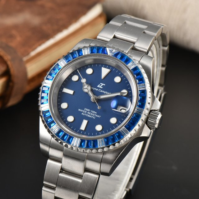 Dwayne Campbell Armbanduhr, Automatik, Edelstahl, 40,5 mm, Herren - Bild 1