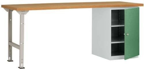 Manuflex Werkbanksystem WC5125.6011 Resedagrün, B/T/H: 200 x 80 x 70 cm - Bild 1