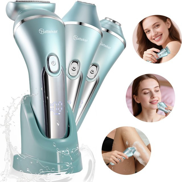Hatteker 3-in-1-Elektro-Epilierer für Damen, nass/trocken - Bild 1
