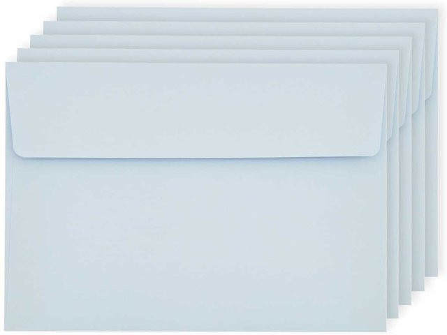 Rico Design Paper Poetry Luxury Umschläge B6 Hellblau - Bild 1