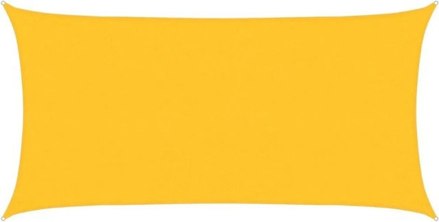 Furnicato Sonnensegel Rechteckig Gelb aus HDPE mit 160 g/m2, B x H: 2 x 3,5 m - Bild 1