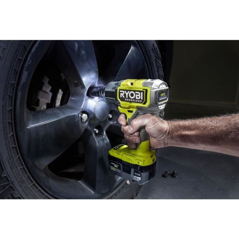 Ryobi Akku-Schrauber RIW18BL-0 Brushless mit 900 Nm Drehmoment in Grün - Bild 4