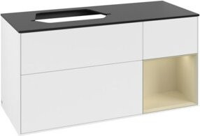 V&B Waschtischunterschrank Finion in Weiß lackiert, Breite: 120 cm, Tiefe: 50,1 cm, Höhe: 50,1 cm - Bild 1