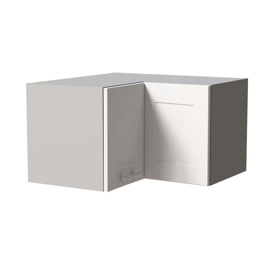 Feldmann-Wohnen Eckhängeschrank Oslo Küchenschrank in Grau und Weiß Matt B/T/H: 60 x 60 x 36 cm - Bild 2