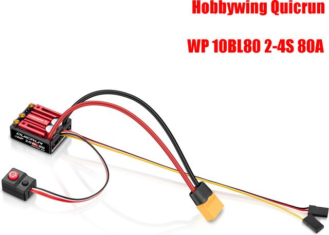 Hobbywing Quicrun WP 10BL80 ESC, Wasserdicht, 1:10 - Bild 1