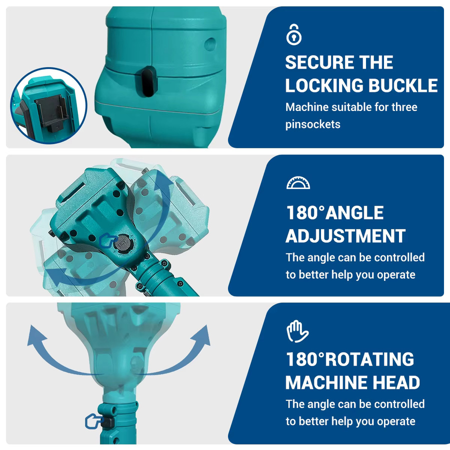 Drillpro 2-in-1 Bürstenlose Elektrische Kettensäge und Hochastsäge für Makita LXT Akkus - Bild 4