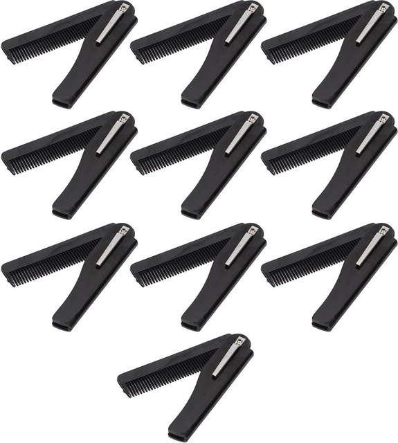 Igeteck Klappkamm, 10 Stück, Schwarz, Herren - Bild 1