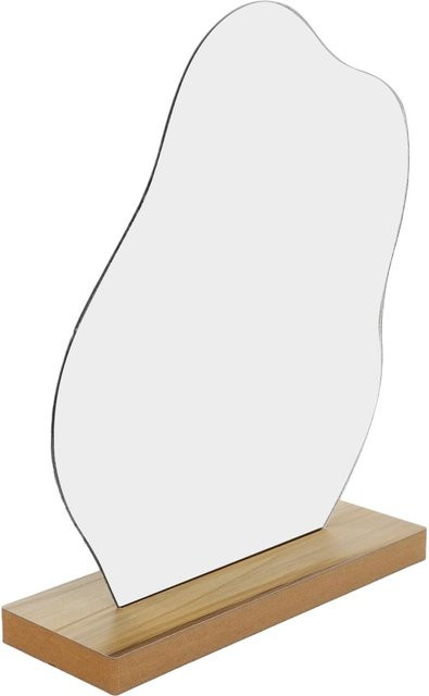 GoolRC Ästhetischer Make-up Spiegel aus Acryl in Weiß mit unregelmäßigem Design für den Tisch - Bild 1