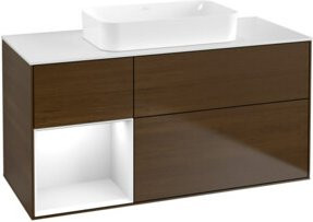 V&B Waschtischunterschrank Finion in Weiß lackiert, B/T: 120 x 60 cm - Bild 1