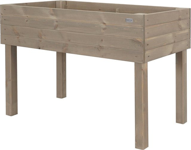 SIENA GARDEN Hochbeet Max aus Kiefernholz in Grau, B/T/H: 79,0 x 59,0 x 0 cm - Bild 1