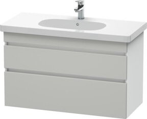 Duravit Waschtischunterschrank DuraStyle in Beige und Weiß, wandhängend, B/T: 100 x 45,3 cm, 2 Schränke, matt - Bild 1