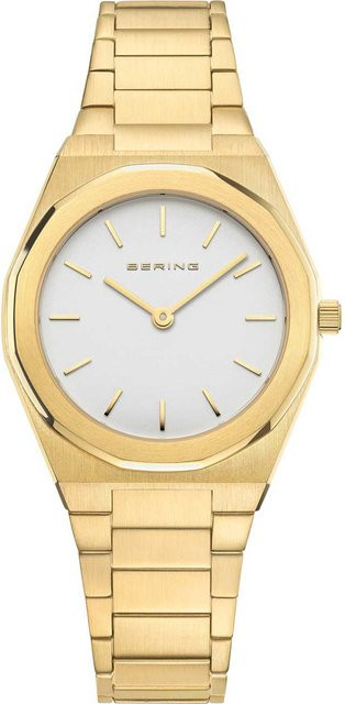 Bering Damenuhr, Quarz, Edelstahl, 32 mm, Weiß, Saphirglas, 3 ATM - Bild 1