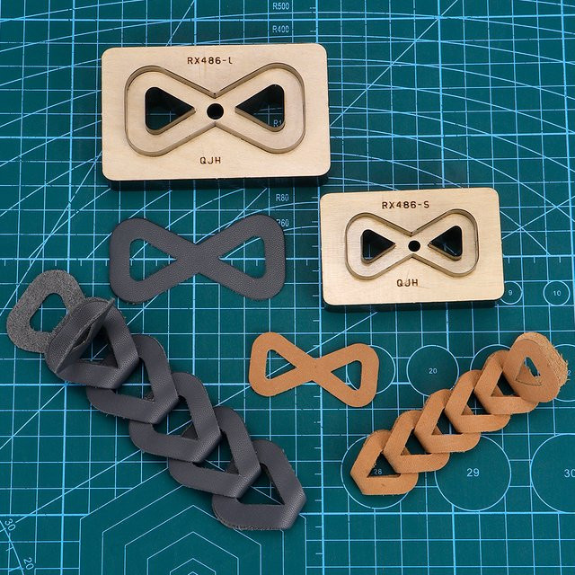 DIY Ledergürtelloch-Stanzform für Handtaschen-Schultergurte und Lederbänder - Bild 1