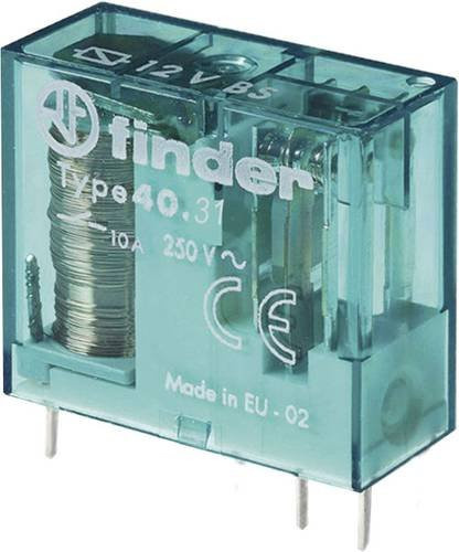 Finder Printrelais 40.31.6.012.0000 mit 12 V/AC und 12 V/DC, 10A, 1 Wechsler, transparent - Bild 1