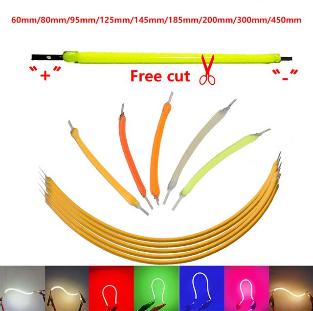 GAHADA LED Filament COB Diode Multicolour 3V für Edison Glühbirnen Zubehör - Bild 1