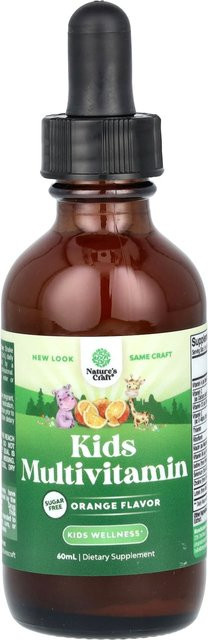 Nature's Craft Kinder-Multivitamin Orange zuckerfrei 60 ml - Bild 1