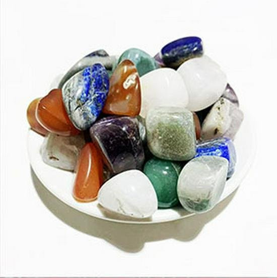 Value Vault Natürliche polierte Edelsteine in Mehrfarbig für Kinder-Aquarium und Landschaftsdekor, 100 g - Bild 1
