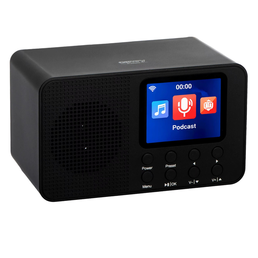 Camry Internetradio in Schwarz mit Bluetooth 5.3, Wi-Fi, App-Steuerung und 2,4-Zoll-TFT-Display - Bild 3