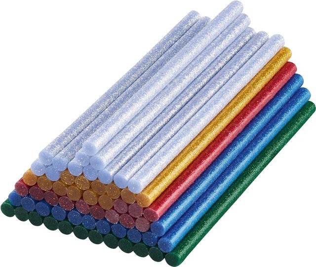PARKSIDE Niedertemperatur-Klebestifte Glitzer, 60 Stück, Multicolour - Bild 1