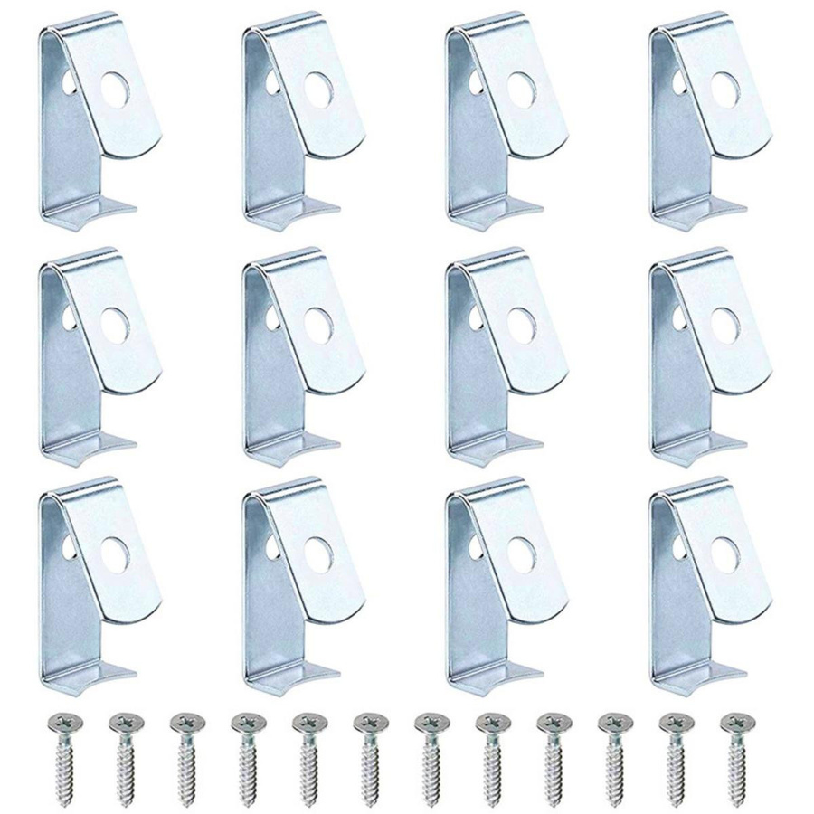 sweetyhome Blumentopf-Clips aus Eisen in Schwarz, 12 Stück Wandhaken für Terrakotta-Töpfe zur Wandmontage - Bild 4